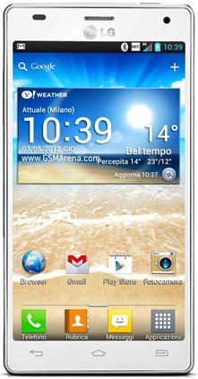 Смартфон LG Optimus 4X HD P880 White - Карасук