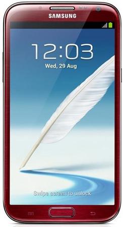 Смартфон Samsung Galaxy Note 2 GT-N7100 Red - Карасук