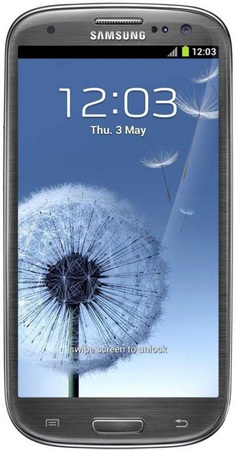 Смартфон Samsung Galaxy S3 GT-I9300 16Gb Titanium grey - Карасук